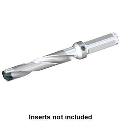 Kennametal - 31.75 to 32mm Diam, 5xD, 160mm Max Depth, 1-1/4" Shank Diam, 197.49mm Flute, 298.45mm OAL, Replaceable Tip Drill - KSEM1250 Insert, 8 Seat Size, Series KSEM - Top Tool & Supply