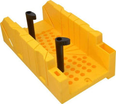 Stanley - 22.5°, 45°, 60°, 90° Back/Panel Saw Miter Box Only - 4-1/4" Box Width x 12" Box Length - Top Tool & Supply