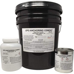 Made in USA - 640 oz Pail Two Part Epoxy - 1440 min Working Time, 15,000 psi Shear Strength - Top Tool & Supply