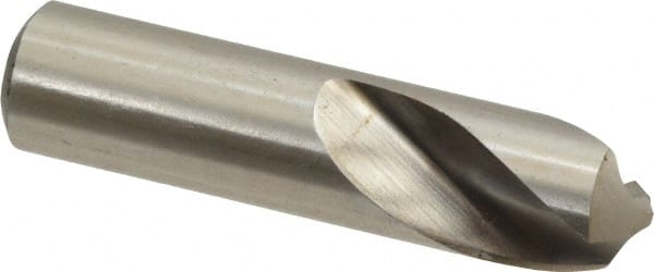 Interstate - 1/2" Body Diam, 118°, 2" OAL, High Speed Steel Spotting Drill - Top Tool & Supply