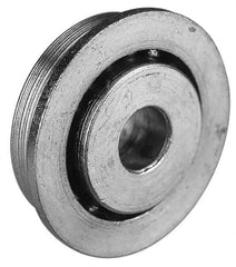 Value Collection - 1/2" Bore Diam, 1-3/4" OD, Open Unground Full Complement Radial Ball Bearing - With Flange, 1 Row, Round Bore, 1,187 Lb Dynamic Capacity - Top Tool & Supply