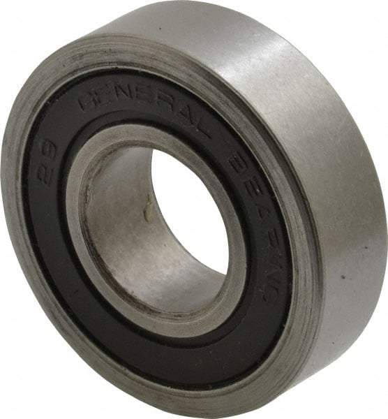 Value Collection - 3/4" Bore Diam, 1-3/4" OD, Double Seal Unground Retainer Type Radial Ball Bearing - 1/2" Wide, 1 Row, Round Bore, 1,171 Lb Dynamic Capacity - Top Tool & Supply