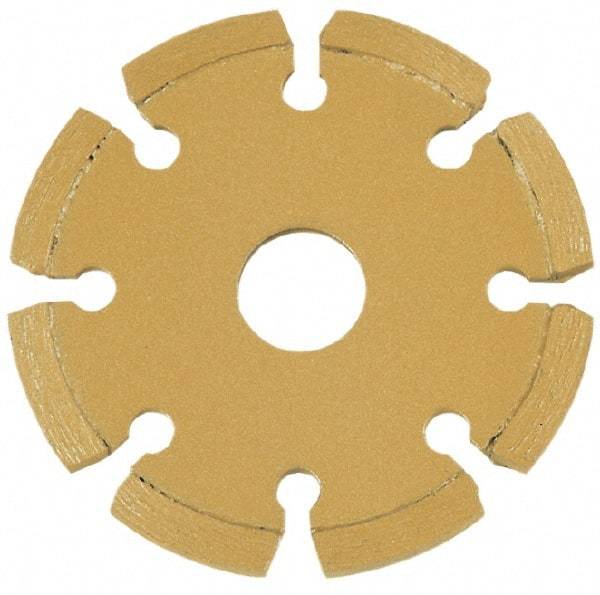 Core Cut - 4" Diam, 20mm Arbor Hole Diam, Wet & Dry Cut Saw Blade - Diamond-Tipped, Standard Round Arbor - Top Tool & Supply