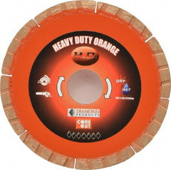 Core Cut - 4" Diam, 20mm Arbor Hole Diam, Wet & Dry Cut Saw Blade - Diamond-Tipped, Standard Round Arbor - Top Tool & Supply