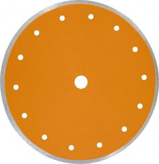 Core Cut - 7" Diam, 5/8" Arbor Hole Diam, Wet & Dry Cut Saw Blade - Diamond-Tipped, Standard Round Arbor - Top Tool & Supply