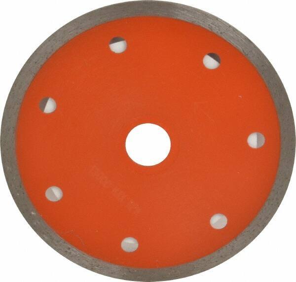 Core Cut - 4" Diam, 5/8" Arbor Hole Diam, Wet & Dry Cut Saw Blade - Diamond-Tipped, Standard Round Arbor - Top Tool & Supply