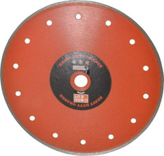 Core Cut - 8" Diam, 5/8" Arbor Hole Diam, Wet & Dry Cut Saw Blade - Diamond-Tipped, Standard Round Arbor - Top Tool & Supply