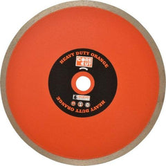 Core Cut - 7" Diam, 5/8" Arbor Hole Diam, Wet & Dry Cut Saw Blade - Diamond-Tipped, Standard Round Arbor - Top Tool & Supply