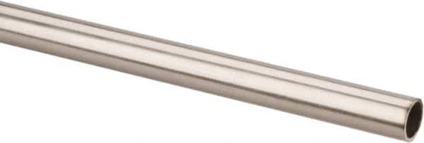 Made in USA - 6' Long, 1/2" OD, 304 Stainless Steel Tube - 0.035" Wall Thickness - Top Tool & Supply