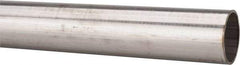 Made in USA - 6' Long, 1-1/2" OD, 304 Stainless Steel Tube - 0.065" Wall Thickness - Top Tool & Supply