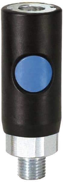 Prevost - 3/8 Male NPT Industrial Pneumatic Hose Coupler - Composite, 1/4" Body Diam - Top Tool & Supply