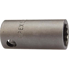 Apex - Impact Sockets Drive Size (Inch): 3/8 Size (Inch): 7/16 - Top Tool & Supply