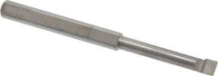 Scientific Cutting Tools - 0.105" Min Bore Diam, 5/8" Max Bore Depth, 1/8 Shank Diam, Radial Relief Boring Bar - Right Hand Cut, Solid Carbide, Uncoated - Exact Industrial Supply