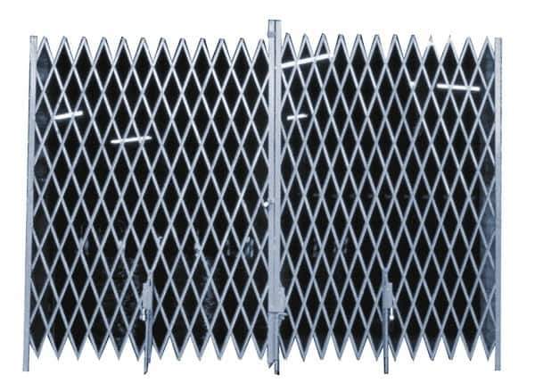 Illinois Engineered Products - 6' High x 12' Wide Bi-Parting Folding Gates - Steel - Top Tool & Supply