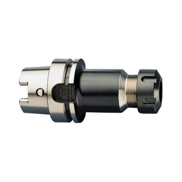 HAIMER - 0.02" to 0.39" Capacity, 3.94" Projection, HSK100A Hollow Taper, ER16 Collet Chuck - 0.0001" TIR - Exact Industrial Supply