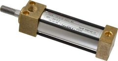 Norgren - 2" Stroke x 3/4" Bore Single Acting Air Cylinder - 1/8 Port, 5/16-18 Rod Thread, 150 Max psi, -20 to 200°F - Top Tool & Supply