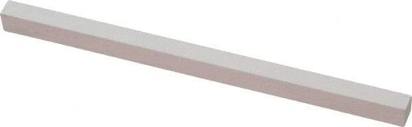 Norton - 900 Grit Aluminum Oxide Square Polishing Stone - Super Fine Grade, 1/4" Wide x 6" Long x 1/4" Thick - Top Tool & Supply