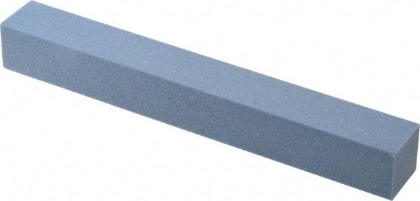 Norton - 80 Grit Aluminum Oxide Square Polishing Stone - Medium Grade, 1" Wide x 8" Long x 1" Thick - Top Tool & Supply