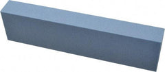 Norton - 80 Grit Aluminum Oxide Rectangular Polishing Stone - Medium Grade, 2" Wide x 8" Long x 1" Thick - Top Tool & Supply