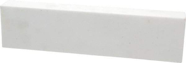 Norton - 120 Grit Aluminum Oxide Rectangular Polishing Stone - Fine Grade, 2" Wide x 8" Long x 1" Thick - Top Tool & Supply