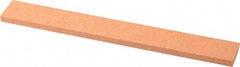 Norton - 150 Grit Aluminum Oxide Rectangular Polishing Stone - Very Fine Grade, 1" Wide x 8" Long x 1/4" Thick - Top Tool & Supply