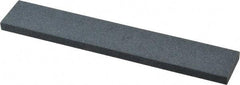 Made in USA - 120 Grit Aluminum Oxide Rectangular Polishing Stone - Fine Grade, 1" Wide x 6" Long x 1/4" Thick - Top Tool & Supply