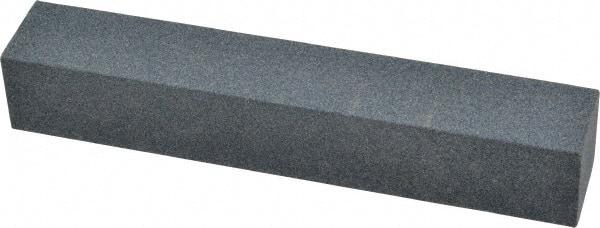 Made in USA - 120 Grit Aluminum Oxide Square Polishing Stone - Fine Grade, 1" Wide x 6" Long x 1" Thick - Top Tool & Supply