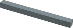 Made in USA - 180 Grit Aluminum Oxide Square Polishing Stone - Very Fine Grade, 1/2" Wide x 6" Long x 1/2" Thick - Top Tool & Supply