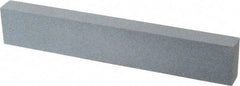 Made in USA - 180 Grit Aluminum Oxide Rectangular Polishing Stone - Very Fine Grade, 1" Wide x 6" Long x 1/2" Thick - Top Tool & Supply