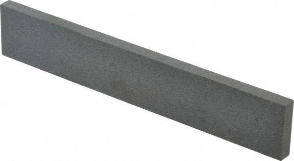 Made in USA - 220 Grit Aluminum Oxide Rectangular Polishing Stone - Very Fine Grade, 1" Wide x 6" Long x 1/4" Thick - Top Tool & Supply