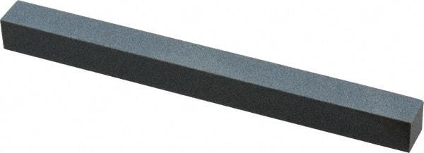 Made in USA - 220 Grit Aluminum Oxide Square Polishing Stone - Very Fine Grade, 1/2" Wide x 6" Long x 1/2" Thick - Top Tool & Supply