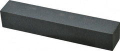 Made in USA - 220 Grit Aluminum Oxide Square Polishing Stone - Very Fine Grade, 1" Wide x 6" Long x 1" Thick - Top Tool & Supply