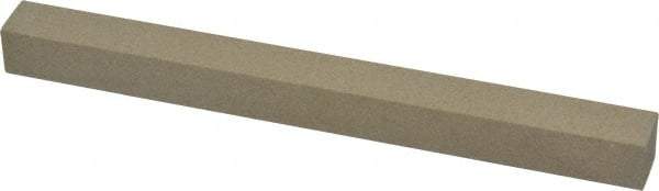 Made in USA - 320 Grit Aluminum Oxide Square Polishing Stone - Extra Fine Grade, 1/2" Wide x 6" Long x 1/2" Thick - Top Tool & Supply