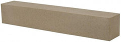 Made in USA - 320 Grit Aluminum Oxide Square Polishing Stone - Extra Fine Grade, 1" Wide x 6" Long x 1" Thick - Top Tool & Supply