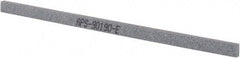 Value Collection - 180 Grit Silicon Carbide Rectangular Polishing Stone - Very Fine Grade, 1/4" Wide x 6" Long x 1/8" Thick - Top Tool & Supply