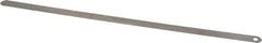 Starrett - 0.0015 Inch Thick x 1/2 Inch Wide x 12 Inch Leaf Length, Parallel Feeler Gage - Tempered Steel - Top Tool & Supply