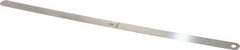 Starrett - 0.003 Inch Thick x 1/2 Inch Wide x 12 Inch Leaf Length, Parallel Feeler Gage - Tempered Steel - Top Tool & Supply