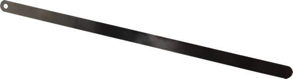 Starrett - 0.006 Inch Thick x 1/2 Inch Wide x 12 Inch Leaf Length, Parallel Feeler Gage - Tempered Steel - Top Tool & Supply