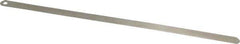 Starrett - 0.008 Inch Thick x 1/2 Inch Wide x 12 Inch Leaf Length, Parallel Feeler Gage - Tempered Steel - Top Tool & Supply