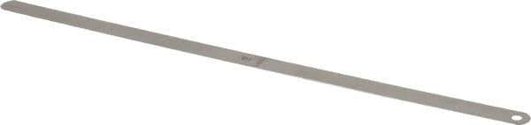 Starrett - 0.011 Inch Thick x 1/2 Inch Wide x 12 Inch Leaf Length, Parallel Feeler Gage - Tempered Steel - Top Tool & Supply