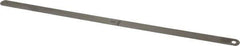 Starrett - 0.013 Inch Thick x 1/2 Inch Wide x 12 Inch Leaf Length, Parallel Feeler Gage - Tempered Steel - Top Tool & Supply