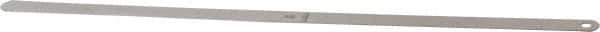 Starrett - 0.026 Inch Thick x 1/2 Inch Wide x 12 Inch Leaf Length, Parallel Feeler Gage - Tempered Steel - Top Tool & Supply