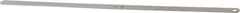 Starrett - 0.026 Inch Thick x 1/2 Inch Wide x 12 Inch Leaf Length, Parallel Feeler Gage - Tempered Steel - Top Tool & Supply