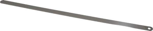 Starrett - 0.027 Inch Thick x 1/2 Inch Wide x 12 Inch Leaf Length, Parallel Feeler Gage - Tempered Steel - Top Tool & Supply