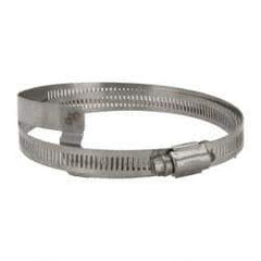 Hi-Tech Duravent - Stainless Steel Hose Clamp - 1/2" Wide x 0.02" Thick, 4-1/4" Hose, 2-3/4 to 4-5/8" Diam - Top Tool & Supply