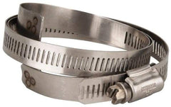 Hi-Tech Duravent - Stainless Steel Hose Clamp - 1/2" Wide x 0.02" Thick, 5-1/4" Hose, 3-1/4 to 5-5/8" Diam - Top Tool & Supply