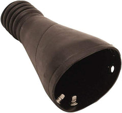 Hi-Tech Duravent - Custom EPDM Universal Adapter - 8" Long, Oval ID Range - Top Tool & Supply