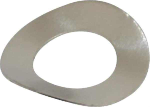 Made in USA - #8 Screw, 0.16" ID x 0.29" OD, Grade 300 Stainless Steel Single Wave Washer - 0.006" Thick, 0.053" Overall Height, 0.013" Deflection - Top Tool & Supply