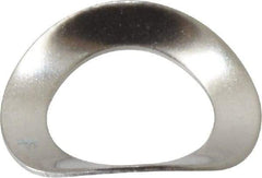 Made in USA - #10 Screw, 0.195" ID x 0.307" OD, Grade 300 Stainless Steel Single Wave Washer - 0.01" Thick, 0.053" Overall Height, 0.008" Deflection - Top Tool & Supply