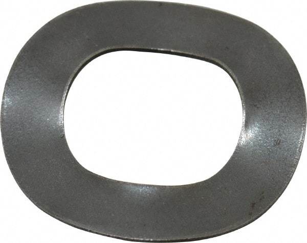 Made in USA - 7/16" Screw, 0.474" ID x 0.815" OD, Grade 1074-1095 Spring Steel Triple Wave Washer - 0.02" Thick, 0.07" Overall Height, 0.014" Deflection, 88.22 Lb at Deflection - Top Tool & Supply